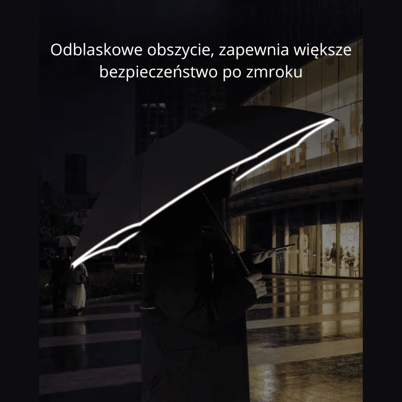 Parasol automatyczny🌂 – idealny do samochodu 🚗, odblaskowy