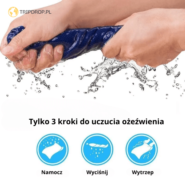 Okragły Ręcznik Chłodzący z Mikrofibry, Idealny na Plażę i Fitness 🏖️