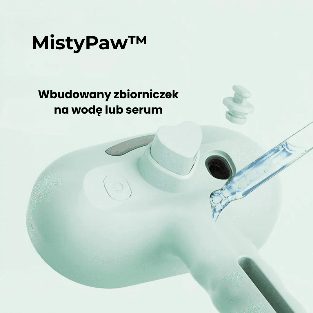 MistyPaw™ – Profesjonalna Szczotka Parowa 3w1 z Metalowymi Ząbkami🐶