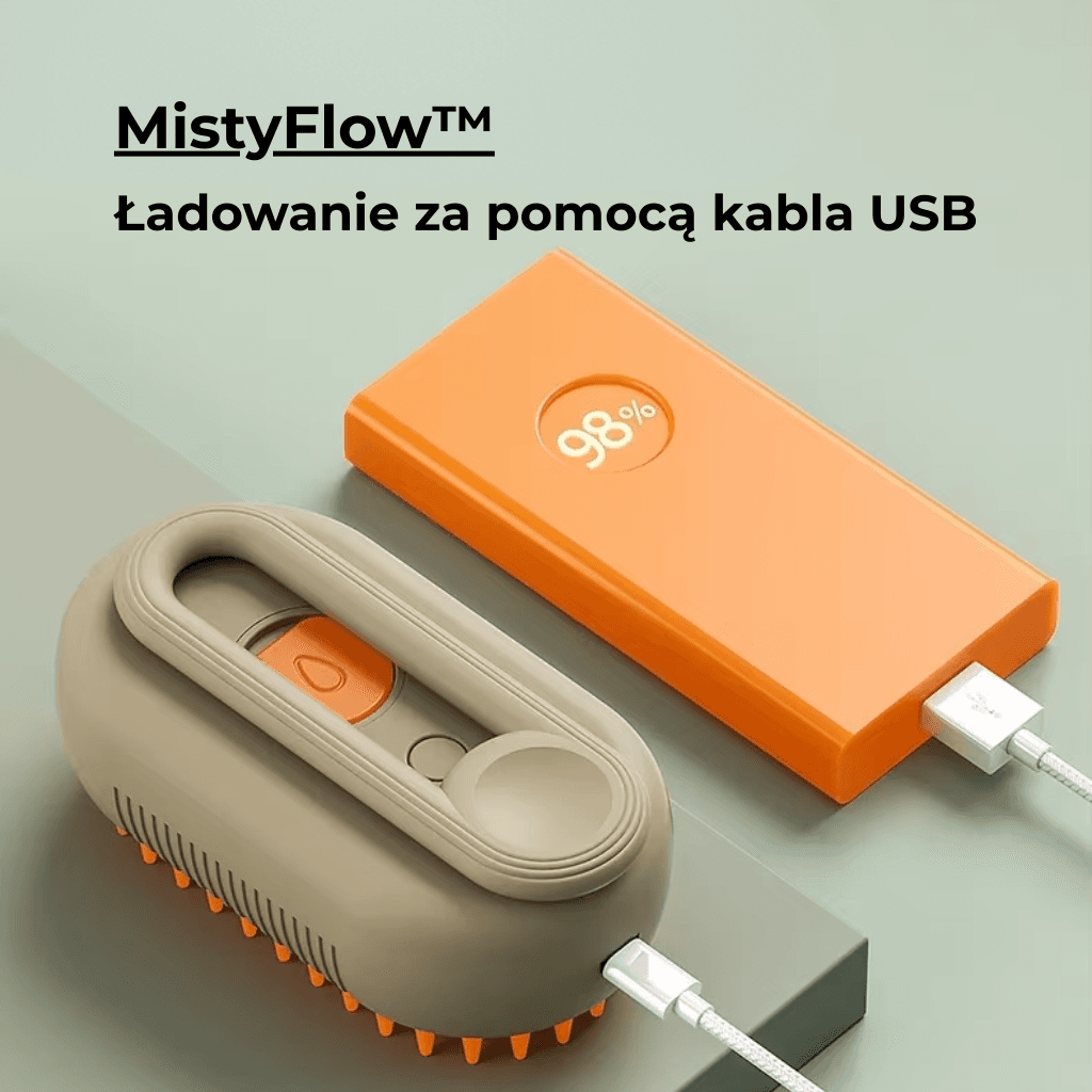 MistyFlow™ Click – Silikonowa Szczotka z Mgiełką 🐾