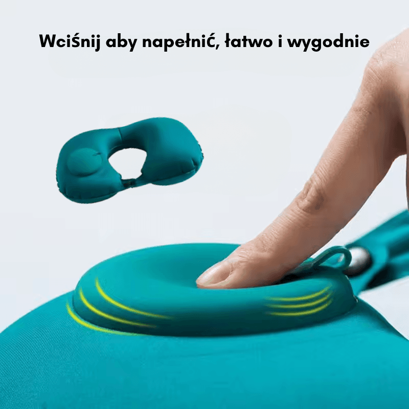 Podróżna Poduszka U-Shape Inflatable - Komfortowy Sen w Podróży 😴