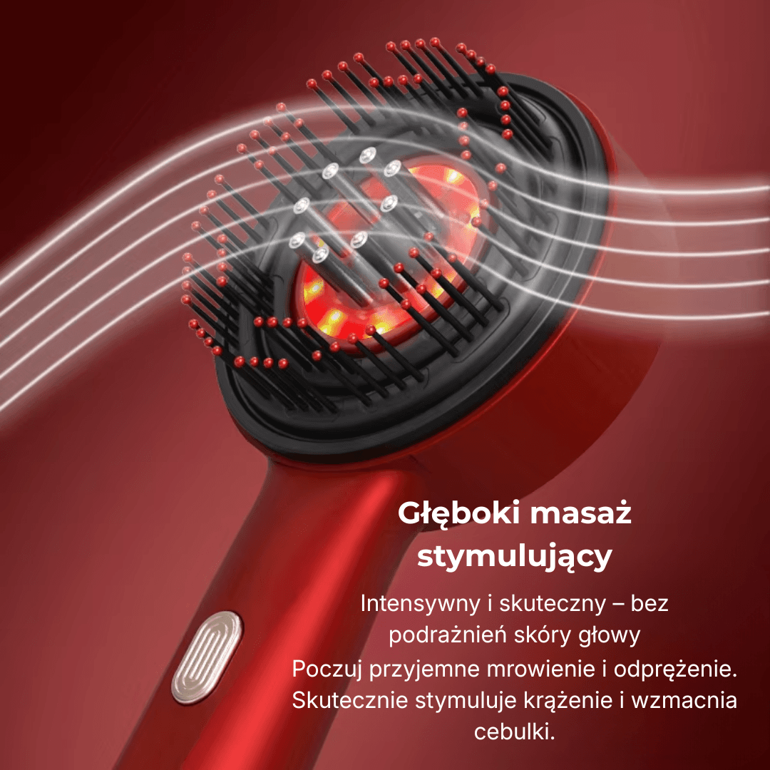 Scalp Glow™: Laserowy grzebień stymulujący cebulki ⚡🌿